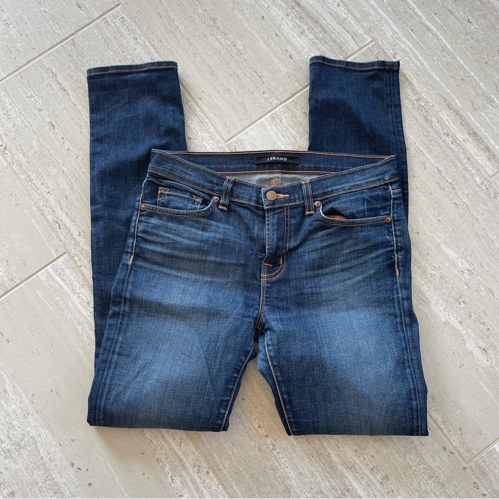 J Brand Women's Dark Blue Skinny Jeans